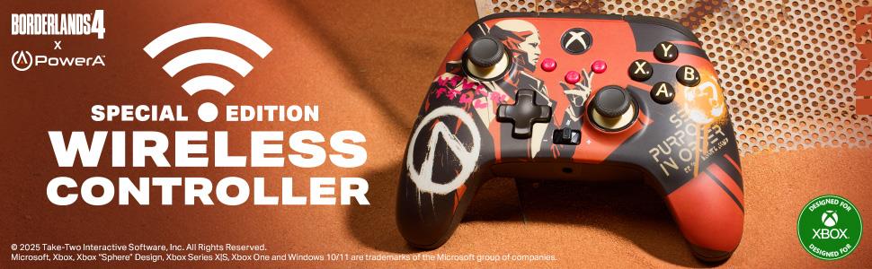 PowerA Borderlands 4 Wireless Controller for Xbox Series X|S
