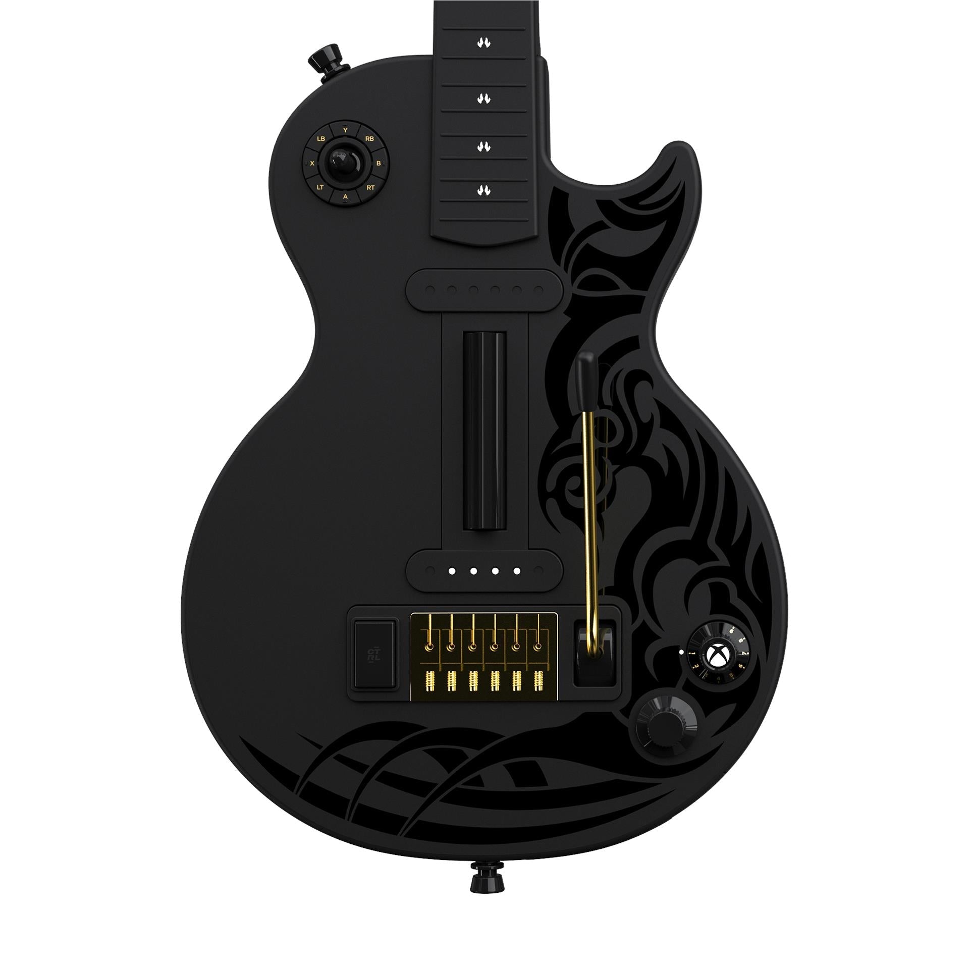 CRKD Gibson® Les Paul Guitar Black Tribal Encore Edition- Licensed by Xbox